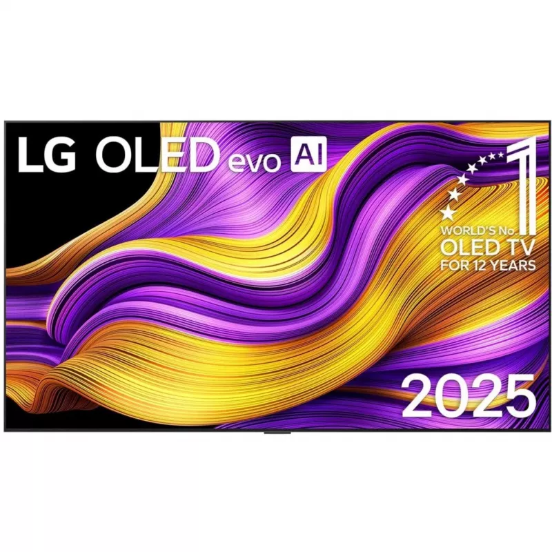 OLED77G57LW evo televizorius, 194,7 cm (77 col.), sidabrinis/juodas, UltraHD/4K, Triple Tuner, HDR, 120Hz ekranas