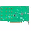 HighPoint Rocket 1104 PCI-Ex16v3 adapteris – 4x M.2 NVMe – PCI-Express