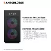 OMEN stalinis žaidimų kompiuteris GT16-1173ng - AMD Ryzen 7 9800X3D, 64 GB RAM, 2 TB SSD, Radeon 9700 XT 16 GB, Windows 11 Home