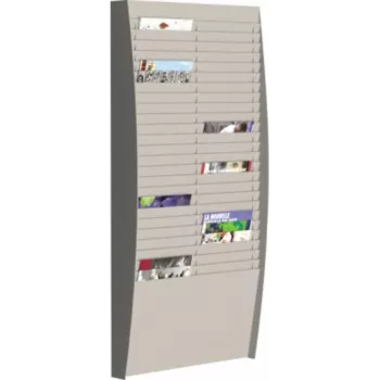 PAPERFLOW sieninis rūšiavimo stovas V 50F A4V2X25.02 DIN A4 pilka