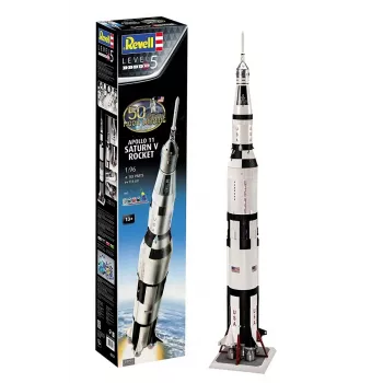Plastikinis modelis Mėnulio nusileidimas 1/96 Apollo 11 Saturn V