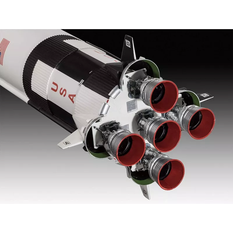Plastikinis modelis Mėnulio nusileidimas 1/96 Apollo 11 Saturn V