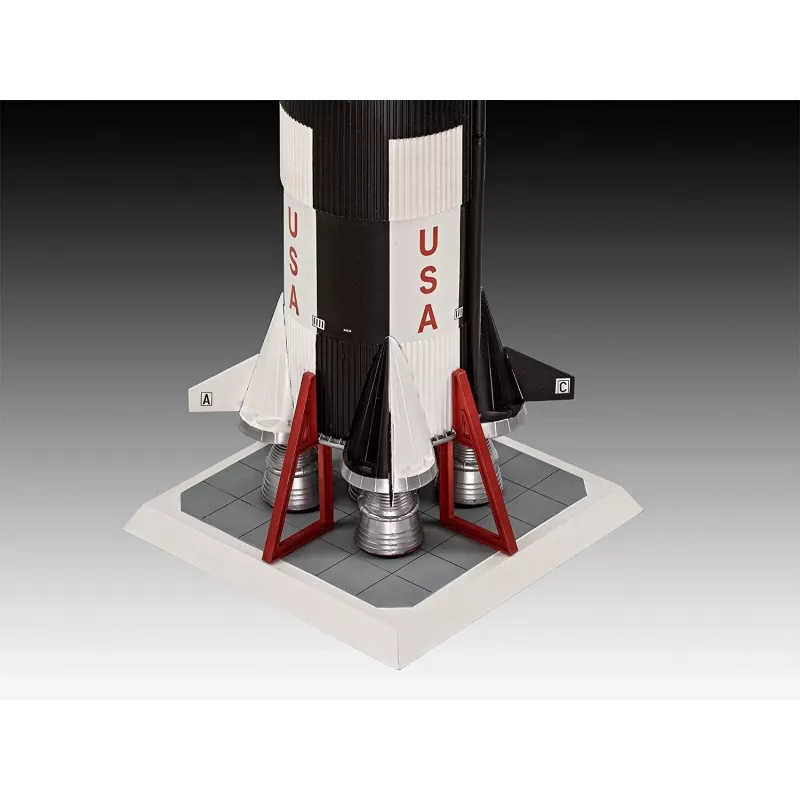 Plastikinis modelis Mėnulio nusileidimas 1/96 Apollo 11 Saturn V