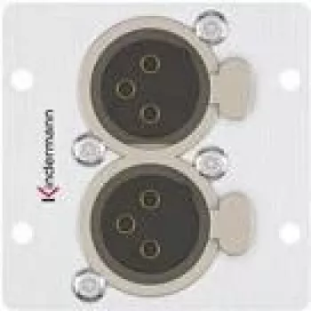 Lizdo plokštė 2 x XLR Kindermann 7444000579
