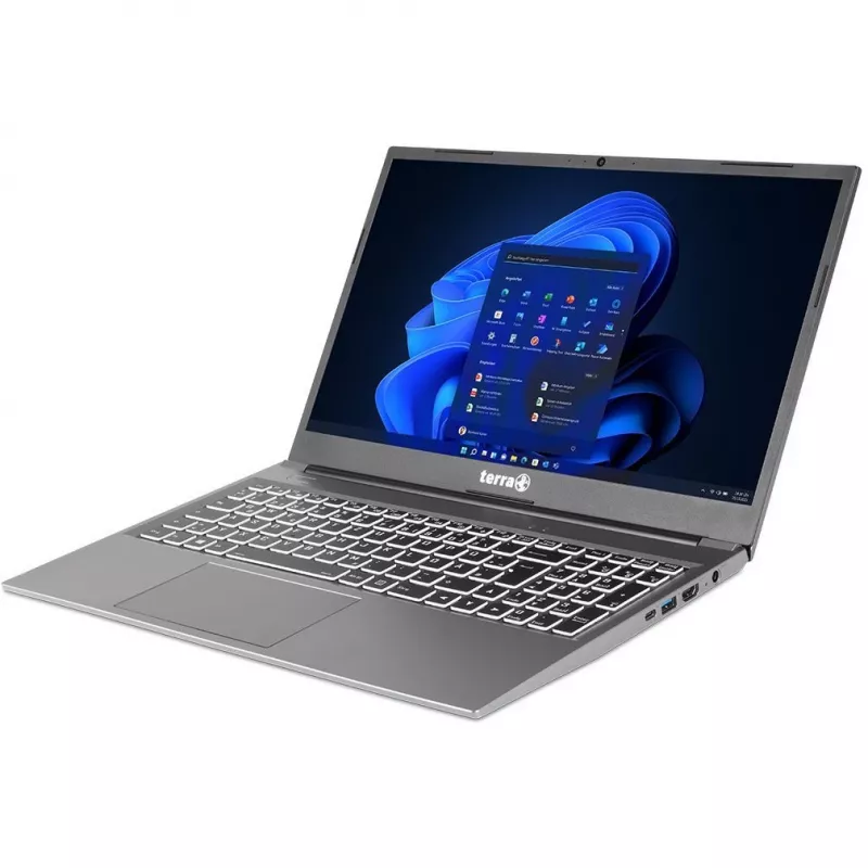 TERRA MOBILE 1500P R5-7430U W11P nešiojamas kompiuteris, sidabrinis