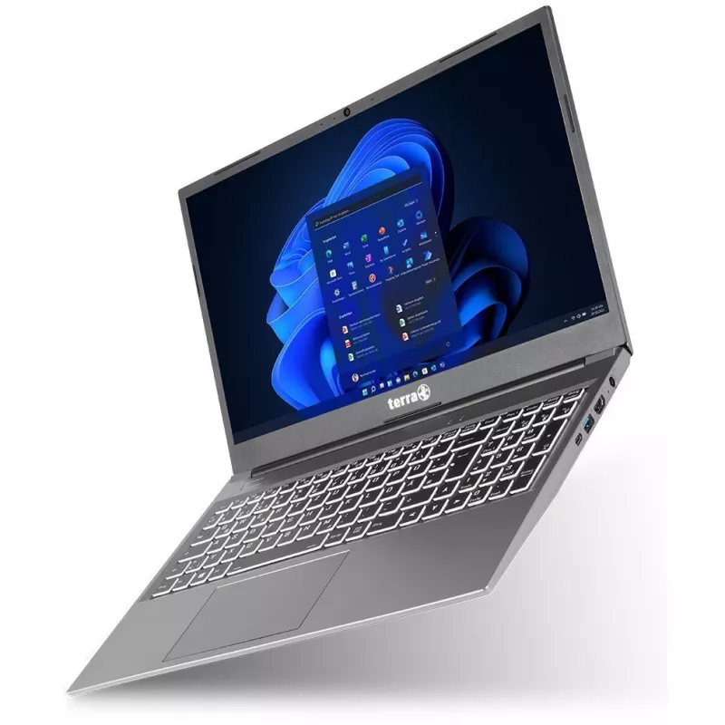 TERRA MOBILE 1500P R5-7430U W11P nešiojamas kompiuteris, sidabrinis