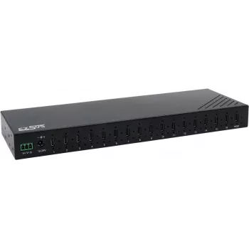 USB šakotuvas Exsys EX-12276HMS – 16 prievadų USB 3.2 Gen 2 su USB-C jungtimis