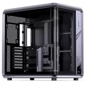 PC korpusas Jonsplus BO400CG Midi-Tower ATX su grūdinto stiklo šonine sienele, šautuvo pilkos spalvos