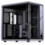 PC korpusas Jonsplus BO400CG Midi-Tower ATX su grūdinto stiklo šonine sienele, šautuvo pilkos spalvos