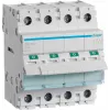 Automatinis jungiklis Hager SBN463 — 63 A, ritės įtampa iki 440 V, 4 moduliai, IP20