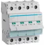 Automatinis jungiklis Hager SBN463 — 63 A, ritės įtampa iki 440 V, 4 moduliai, IP20