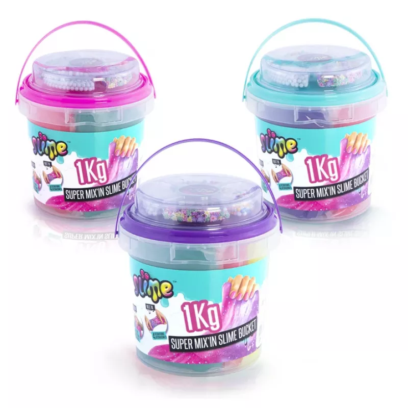 Canal Toys Slime Super Bucket 1 kg įvairiaspalvis 6+ metams