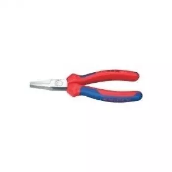 Replės smailianosės KNIPEX 20 02 140, chromo vanadžio plienas, plastikas, mėlyna, raudona, 14 cm, 137 g