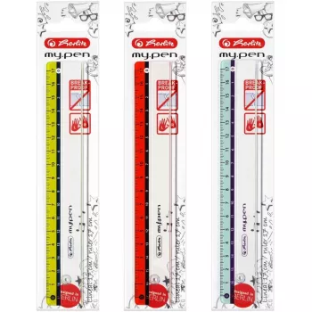 Liniuotė Herlitz 11367984 170 mm plastikinė