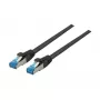Tinklo kabelis EFB Elektronik K5525FSW.10 RJ-45 Cat6a 10 m Juodas