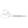 Fiskars F061200487 biuro žirklės, tiesus pjūvis, nerūdijantis plienas, balta