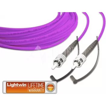 Lightwin LSP-50 ST-ST 5.0 OM4 šviesolaidinis šuolis, vienmodis, OM4, ST-ST, 5 m