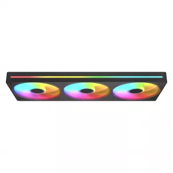 Ventiliatorių rinkinys COUGAR Unity360-FB Single-Frame 360 ARGB PWM Reversed, 120 mm, 700–1600 RPM, FDB, Juodas