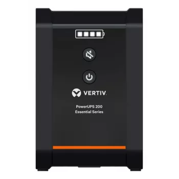 Vertiv PowerUPS 200 Essential, 1000VA/525W, 230V, linijinis interaktyvus, 4 Schuko