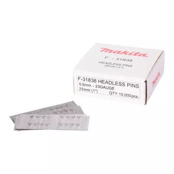 Makita F-31838 cinkuotos vinys, 0,6 x 25 mm, 23 Ga, 10000 vnt.