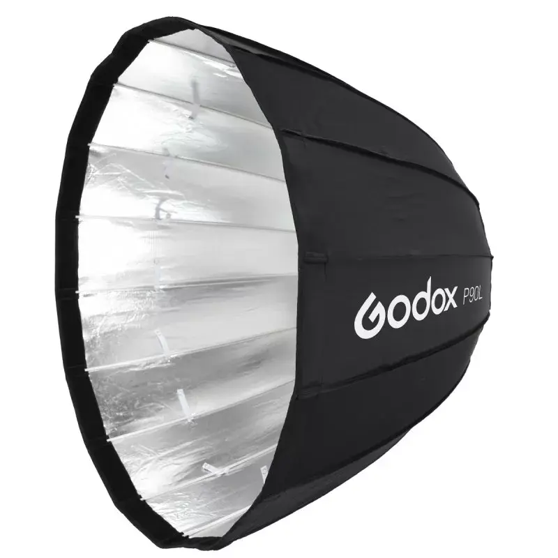 Softbox Godox P90L 90cm juodas nailonas poliesteris su difuzoriais