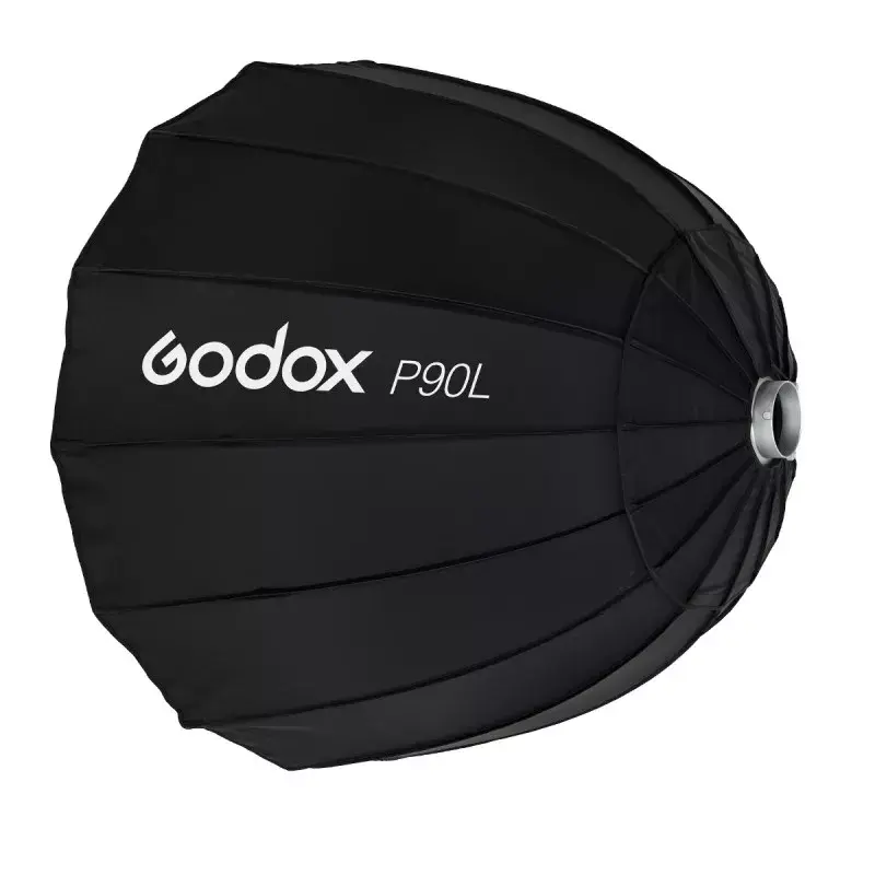 Softbox Godox P90L 90cm juodas nailonas poliesteris su difuzoriais