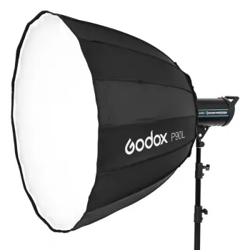 Softbox Godox P90L 90cm juodas nailonas poliesteris su difuzoriais