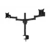 Multibrackets M VESA Dvigubas Stalo Laikiklis Monitoriams Officeline Dual Juodas Clamp/Bolt-through 16kg 15-30in