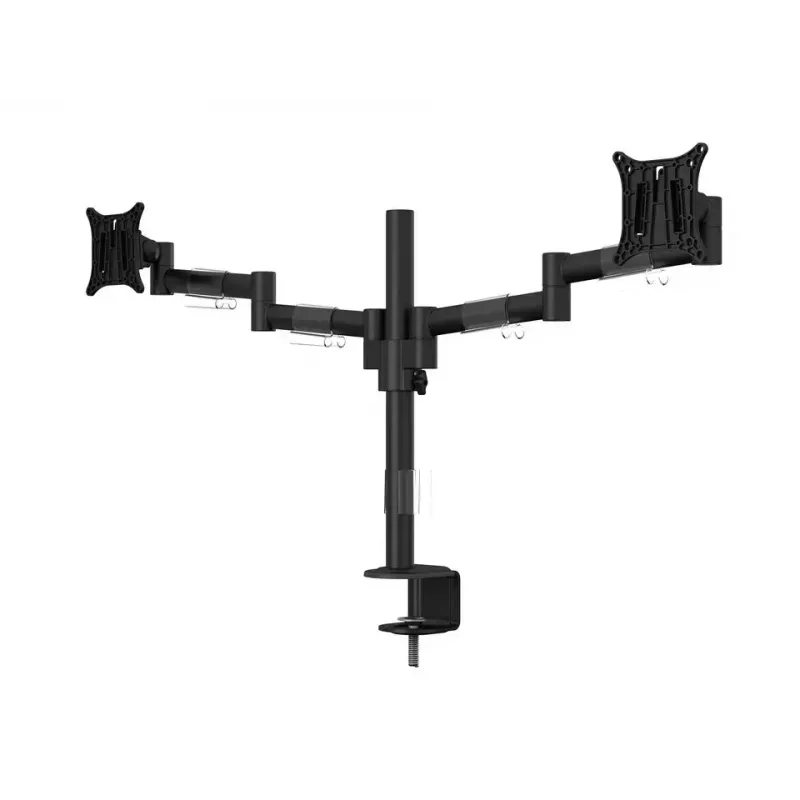 Multibrackets M VESA Dvigubas Stalo Laikiklis Monitoriams Officeline Dual Juodas Clamp/Bolt-through 16kg 15-30in