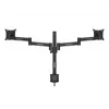 Multibrackets M VESA Dvigubas Stalo Laikiklis Monitoriams Officeline Dual Juodas Clamp/Bolt-through 16kg 15-30in
