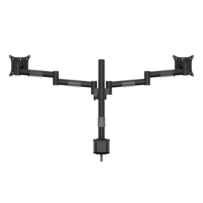 Multibrackets M VESA Dvigubas Stalo Laikiklis Monitoriams Officeline Dual Juodas Clamp/Bolt-through 16kg 15-30in