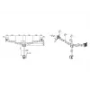 Multibrackets M VESA Dvigubas Stalo Laikiklis Monitoriams Officeline Dual Juodas Clamp/Bolt-through 16kg 15-30in