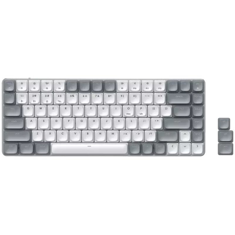 SATECHI SM1 Slim mechaninė apšviesta Bluetooth klaviatūra (Šviesi) - JAV anglų