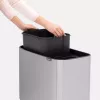 Šiukšliadėžė Brabantia 316227 34L stačiakampė plastikas plienas