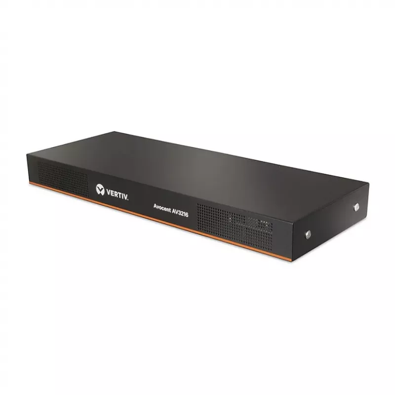 KVM jungiklis Vertiv AV3216-001 – 16 prievadų, 1 vietinis ir 1 nuotolinis vartotojas