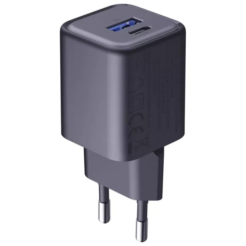 3MK Hyper Charger PD 33W GaN QC4+ juodas – 33W PD greitas įkroviklis su GaN technologija