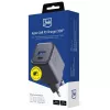3MK Hyper Charger PD 33W GaN QC4+ juodas – 33W PD greitas įkroviklis su GaN technologija