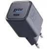 3MK Hyper Charger PD 33W GaN QC4+ juodas – 33W PD greitas įkroviklis su GaN technologija