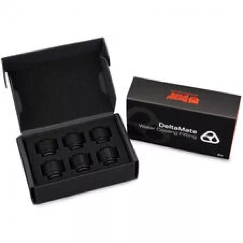 Thermal Grizzly DeltaMate Fitting HT16 juodas (6 vnt.)