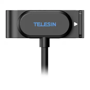 Telesin magnetinis įkrovimo adapteris su dangteliu, skirtas GoPro HERO 9/10/11/12/13