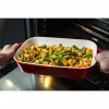 ZWILLING Staub Keraminis stačiakampis kepimo indų rinkinys 3 vnt., raudona, iki 300°C