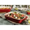 ZWILLING Staub Keraminis stačiakampis kepimo indų rinkinys 3 vnt., raudona, iki 300°C