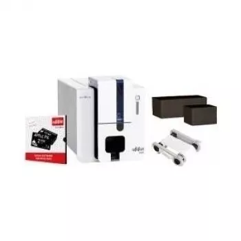 Evolis Plastikkarte, schwarz, lang, 500 Stück Plastikkarte, PVC, 500 Stück, 20 mil, 50 x 150 mm, Farbe: schwarz, passend für: Edikio Flex (C8152)