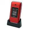 Olympia VITUS 4G sulankstomas telefonas raudonas – 2,8 colio LCD, Bluetooth, FM radijas, 147 g