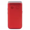 Olympia VITUS 4G sulankstomas telefonas raudonas – 2,8 colio LCD, Bluetooth, FM radijas, 147 g