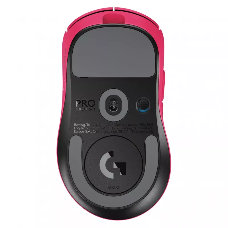 Belaidė pelė Logitech G 910-007374 dešinei rankai RF 44 000 DPI 1 ms 5 mygtukai violetinė