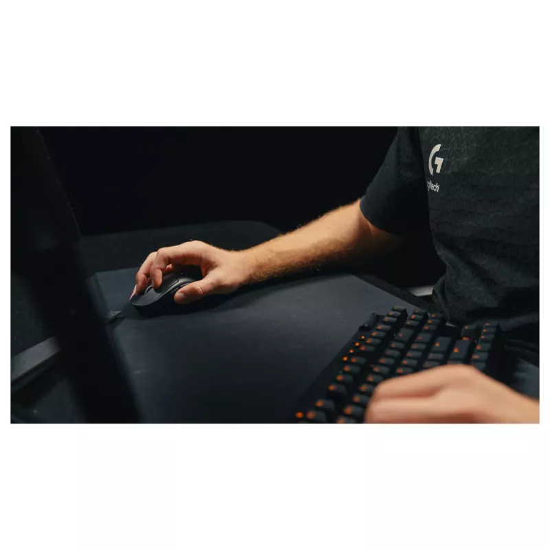 Belaidė pelė Logitech G 910-007374 dešinei rankai RF 44 000 DPI 1 ms 5 mygtukai violetinė