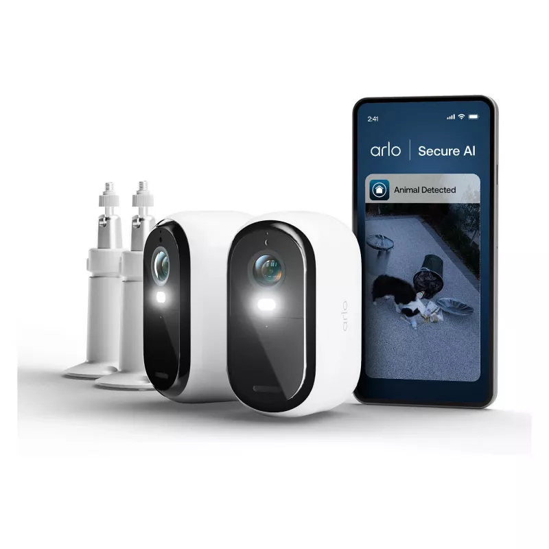 Arlo E3 HD 2 kameros + 2 laikikliai