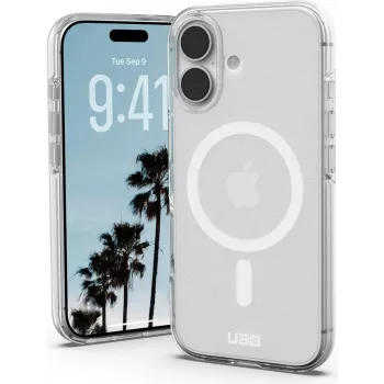UAG Scout Clear MagSafe dėklas Google Pixel 10 serijai ledo/baltas