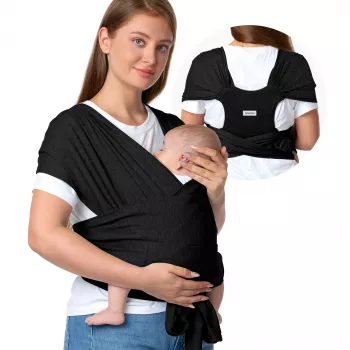 Momcozy kūdikio nešynė juoda